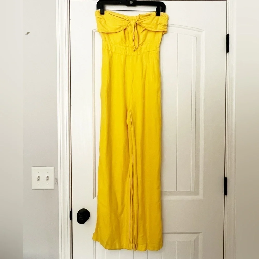 Derek Lam 10 Crosby Alene Tie Front Jumpsuit